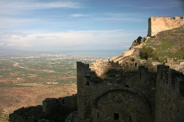 Acrocorinth - Panoramic view from the second gate